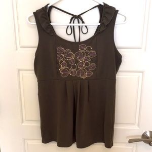 The North Face embroidered tank